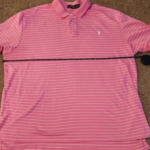 Polo by Ralph Lauren Pink Striped Polo Shirt - Picture 4 of 9